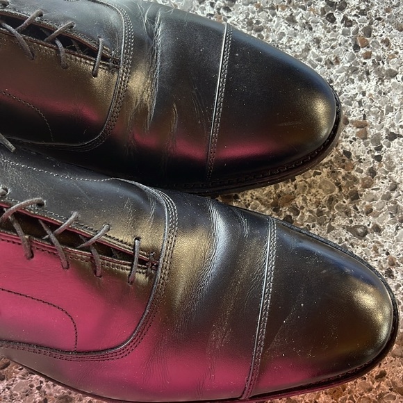 ALLEN EDMONDS | Park Avenue Cap-toe Oxfords Black men’s size‎ 13B good preowned - Picture 5 of 16